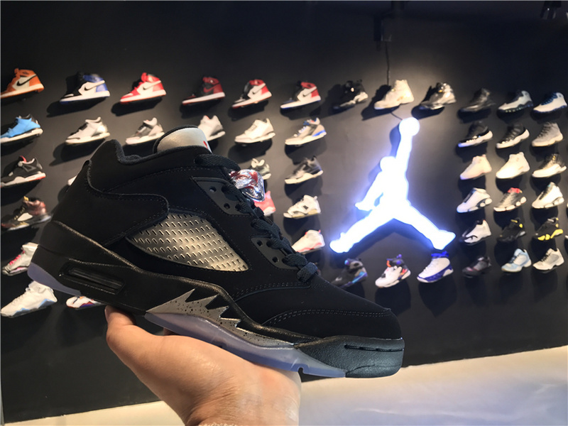 Air Jordan 5 Retro OG Metallic Black 555088 123